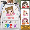 Personalized Gift For Kids Back To School Hello Pre-K, Gift for Kindergarten, Pre-school, Primary BackPack, School Bag 34985 1