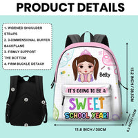 Personalized It's Going To Be A Sweet School Year Gift For Kids School Bag 34986 thumb 1