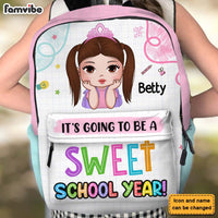 Personalized It's Going To Be A Sweet School Year Gift For Kids School Bag 34986 thumb 1