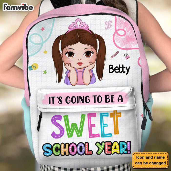 Personalized It's Going To Be A Sweet School Year Gift For Kids School Bag 34986 1