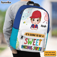 Personalized It's Going To Be A Sweet School Year Gift For Kids School Bag 34986 thumb 1