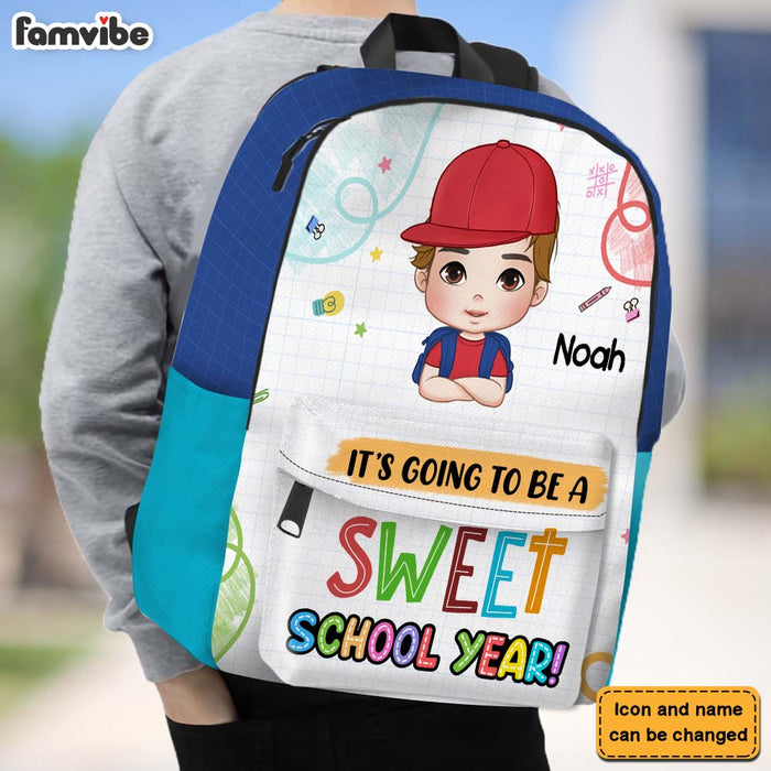 Personalized It's Going To Be A Sweet School Year Gift For Kids School Bag 34986 1
