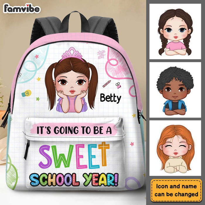 Personalized It's Going To Be A Sweet School Year Gift For Kids School Bag 34986 1