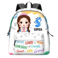 Personalized Kids Kind Smart Loved Kids School Bag 34989 thumb 1
