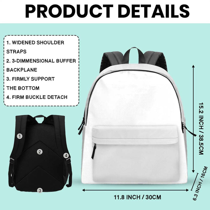 Personalized Kids Kind Smart Loved Kids School Bag 34989 1