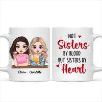 Personalized Gift For Friends Besties Sisters By Heart Mug 34991 thumb 1