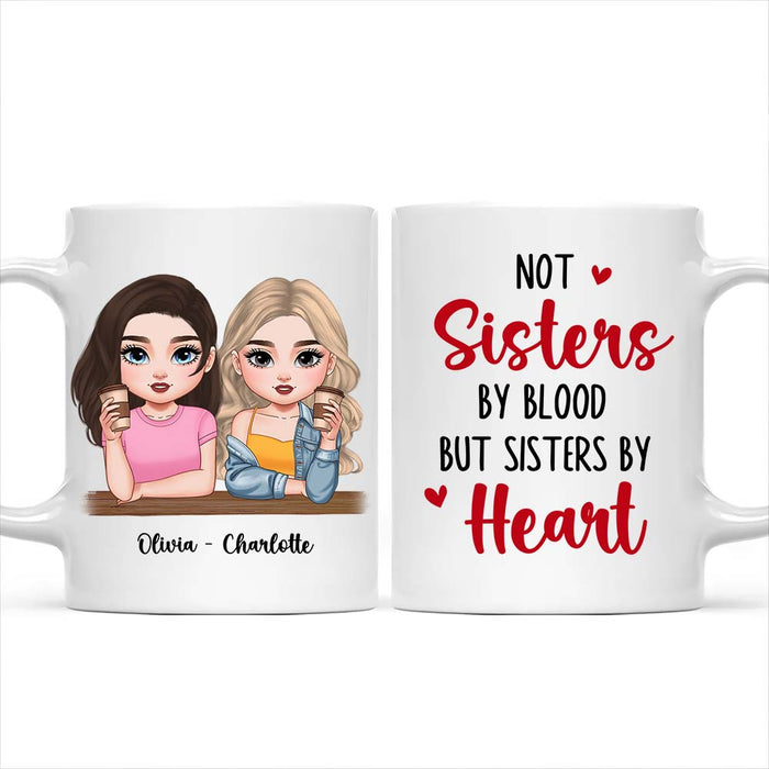 Personalized Gift For Friends Besties Sisters By Heart Mug 34991 1