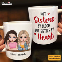 Personalized Gift For Friends Besties Sisters By Heart Mug 34991 thumb 1