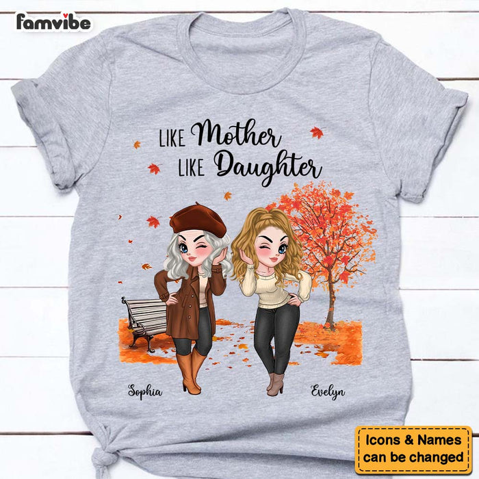 Personalized Gift Like Mother Like Daughter Shirt - Hoodie - Sweatshirt 34997 1