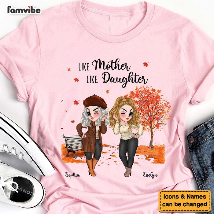 Personalized Gift Like Mother Like Daughter Shirt - Hoodie - Sweatshirt 34997 1