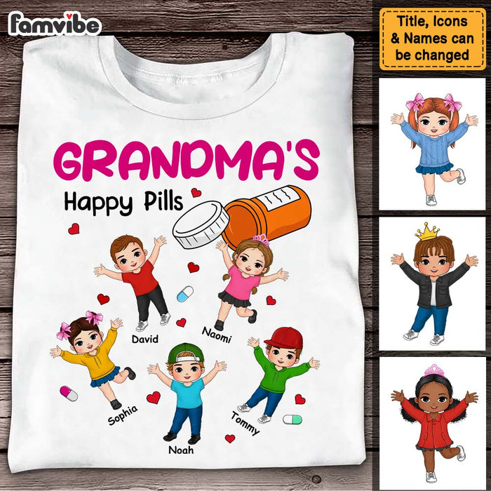 Personalized Gift For Grandma's Happy Pills Shirt - Hoodie - Sweatshirt 33638 1
