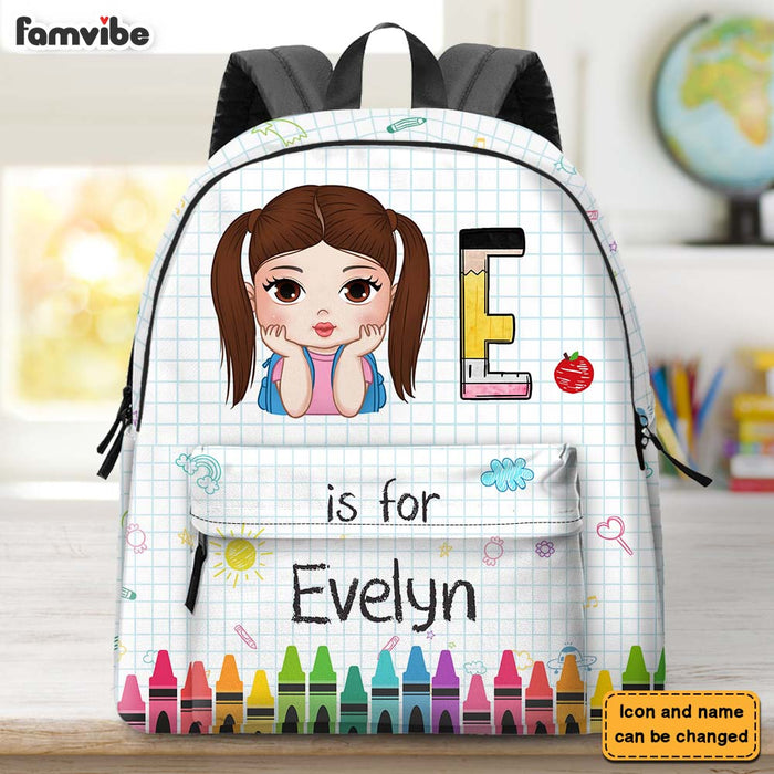 Personalized Gift For Grandson School Kid's Name School Bag 35007 1