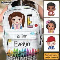 Personalized Gift For Grandson School Kid's Name School Bag 35007 thumb 1