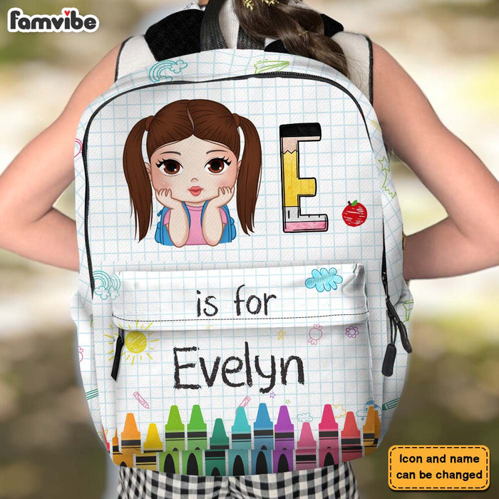Personalized Gift For Grandson School Kid's Name School Bag 35007 1