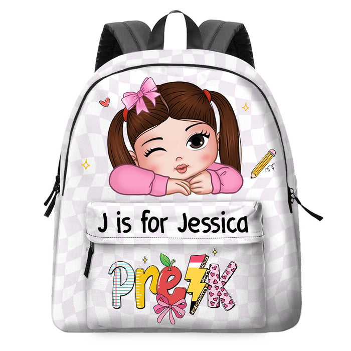 Personalized Back To School Gift For Kids Retro Coquette School Bag 35029 1
