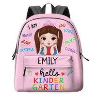 Personalized Gift For Kid Back To School Hello Kindergarten School Bag 35032 thumb 1