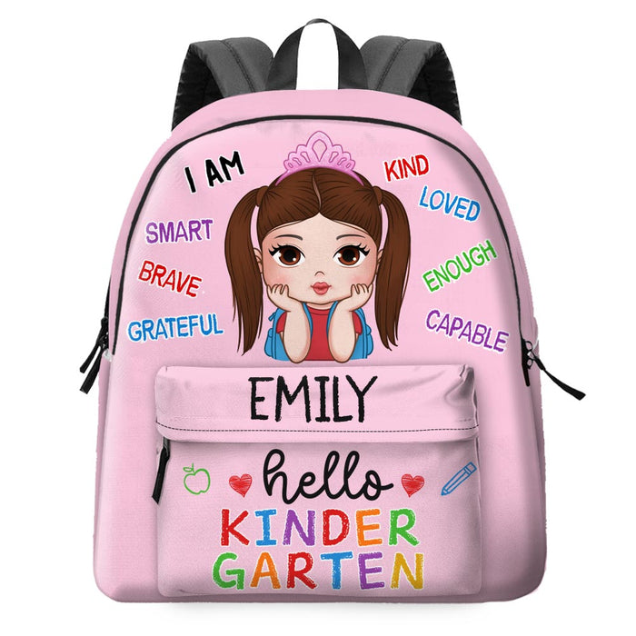 Personalized Gift For Kid Back To School Hello Kindergarten School Bag 35032 1