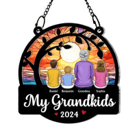 Personalized Gift For Grandma Acrylic Suncatcher Ornament 35062 thumb 1