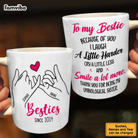 Personalized Gift For Besties Smile A Lot More Mug 35063 thumb 1