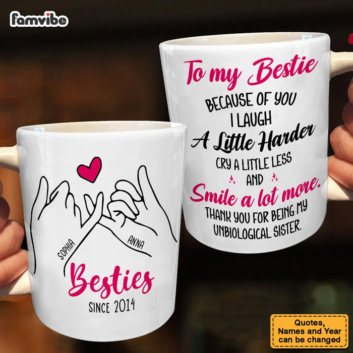 Personalized Gift For Besties Smile A Lot More Mug 35063 1
