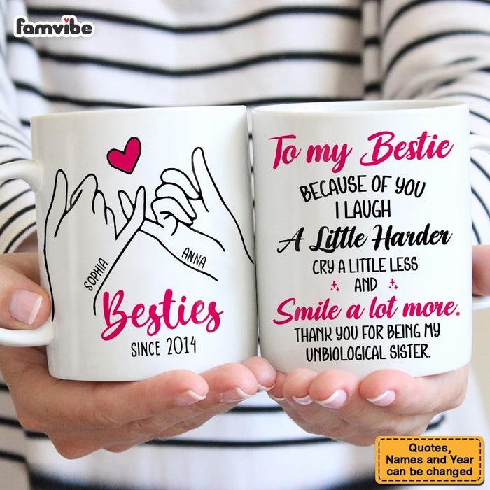 Personalized Gift For Besties Smile A Lot More Mug 35063 1
