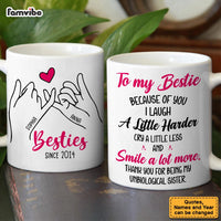 Personalized Gift For Besties Smile A Lot More Mug 35063 thumb 1
