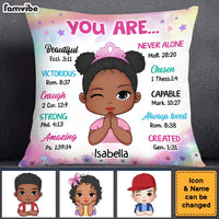 Personalized Gift For Granddaughter You Are Bibble Verses Pillow 35068 thumb 1