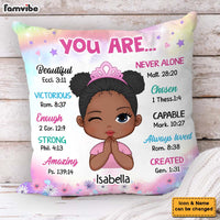Personalized Gift For Granddaughter You Are Bibble Verses Pillow 35068 thumb 1