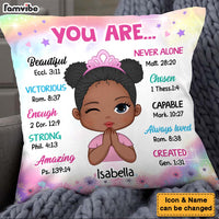 Personalized Gift For Granddaughter You Are Bibble Verses Pillow 35068 thumb 1