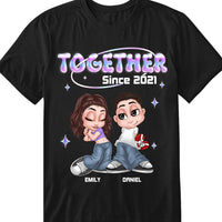 Personalized Y2K Couple Together Since Shirt - Hoodie - Sweatshirt 35074 thumb 1
