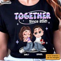 Personalized Y2K Couple Together Since Shirt - Hoodie - Sweatshirt 35074 thumb 1