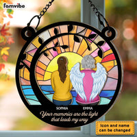 Personalized Remembrance Gifts You're Always By My Side Acrylic Mix Wood Suncatcher Ornament 35118 thumb 1