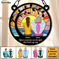 Personalized Remembrance Gifts You're Always By My Side Acrylic Mix Wood Suncatcher Ornament 35118 thumb 1