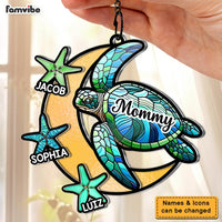 Personalized Gift For Grandma Turtle Acrylic Suncatcher Ornament 35149 thumb 1