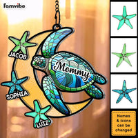 Personalized Gift For Grandma Turtle Acrylic Suncatcher Ornament 35149 thumb 1
