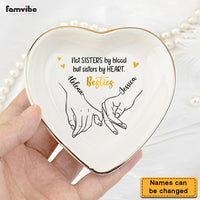 Personalized Gift For Friends Besties Sisters By Heart Heart Jewelry Dish 35156 thumb 1