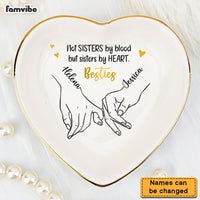 Personalized Gift For Friends Besties Sisters By Heart Heart Jewelry Dish 35156 thumb 1