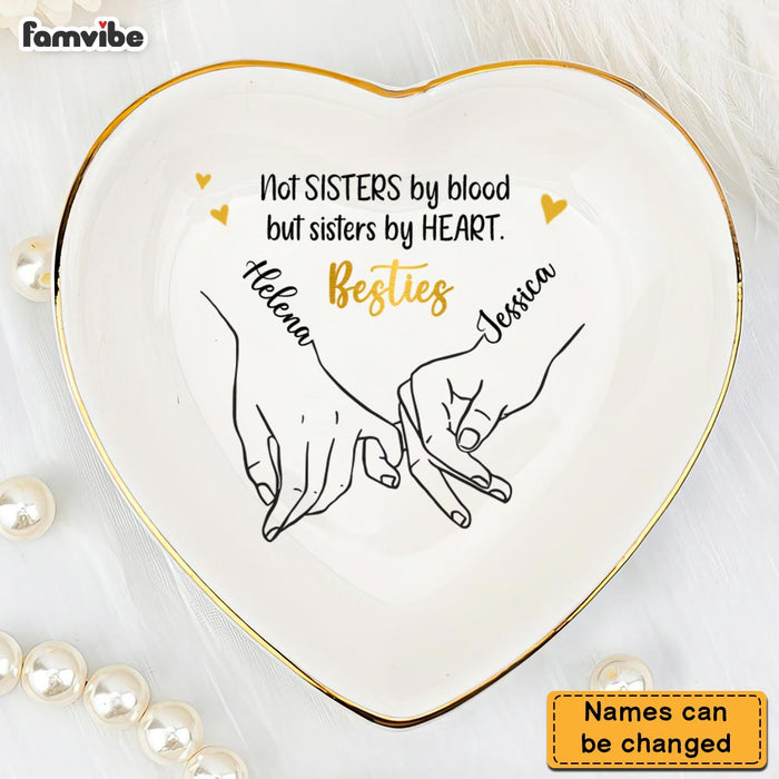 Personalized Gift For Friends Besties Sisters By Heart Heart Jewelry Dish 35156 1