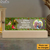 Personalized Heaven Is A Beautiful Place Cardinal Acrylic Name Night Light 35229 thumb 1