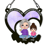 Personalized Grandma And Grandkid Acrylic Suncatcher Ornament 35268 thumb 1