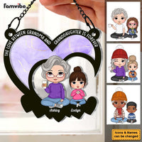 Personalized Grandma And Grandkid Acrylic Suncatcher Ornament 35268 thumb 1