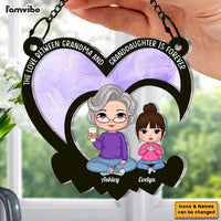Personalized Grandma And Grandkid Acrylic Suncatcher Ornament 35268 thumb 1