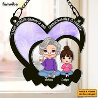 Personalized Grandma And Grandkid Acrylic Suncatcher Ornament 35268 thumb 1