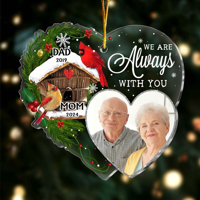 Personalized Memorial Gift Photo I'm Always With You Ornament 35269 1