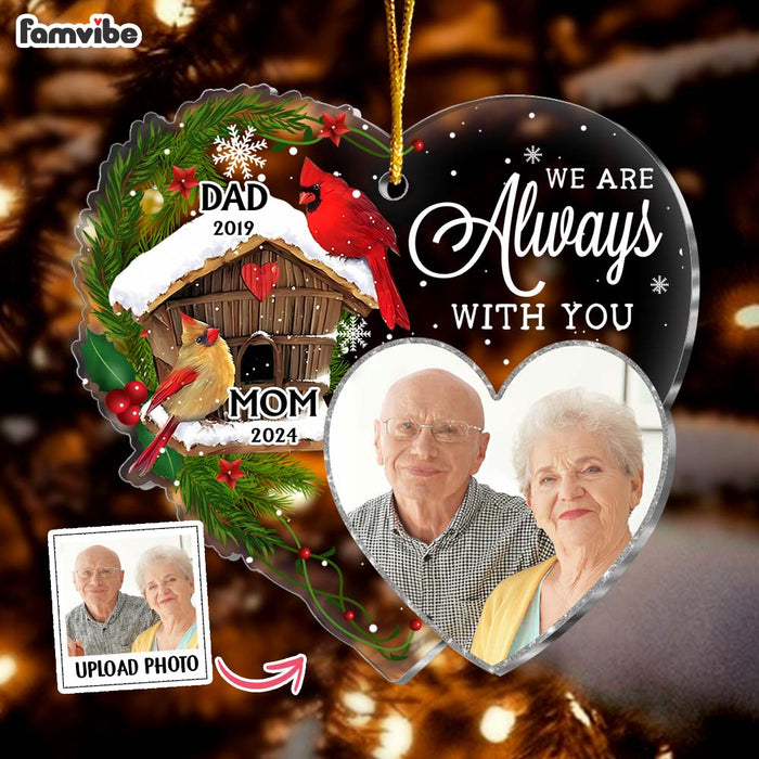 Personalized Memorial Gift Photo I'm Always With You Ornament 35269 1