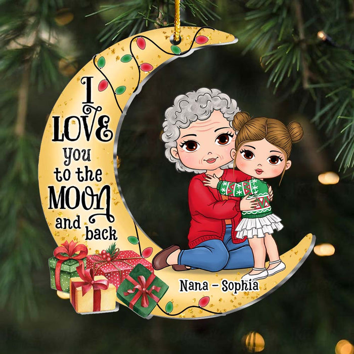 Personalized Gift For Granddaughter And Grandma Ornament 35283 1