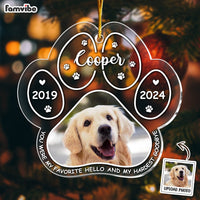Personalized Memorial Gift For Loss Of Dog Ornament 35290 thumb 1
