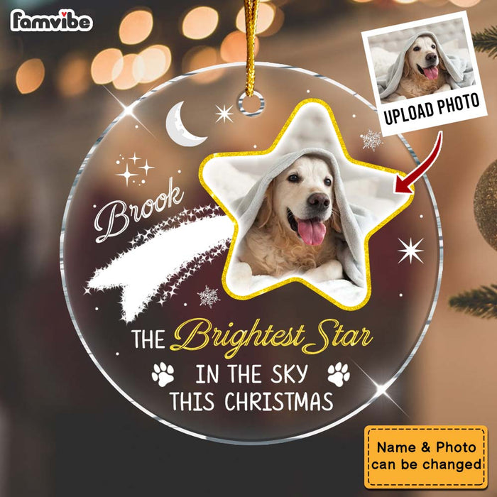 Personalized Memorial Gift For Dog Lovers Acrylic Circle Ornament 35294 1