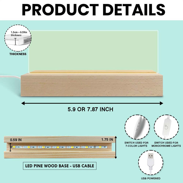 Personalized Dog Memorial Photo Gift For Loss Of Pet Acrylic Name Night Light 35299 1