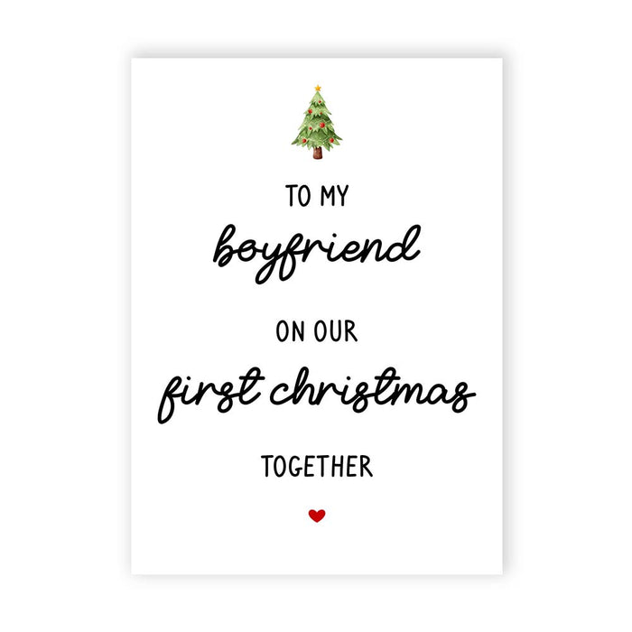 First Christmas For Boyfriend Card 35373 1